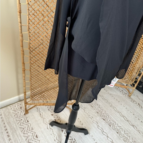 Alfani Sheer Black Tunic - Picture 12 of 14
